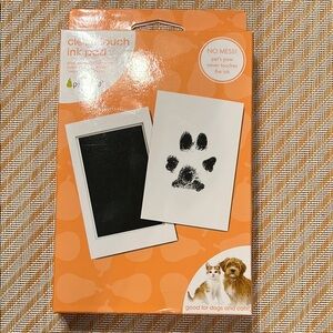 Pearhead Clean-Touch Ink Pad - Black and Orange